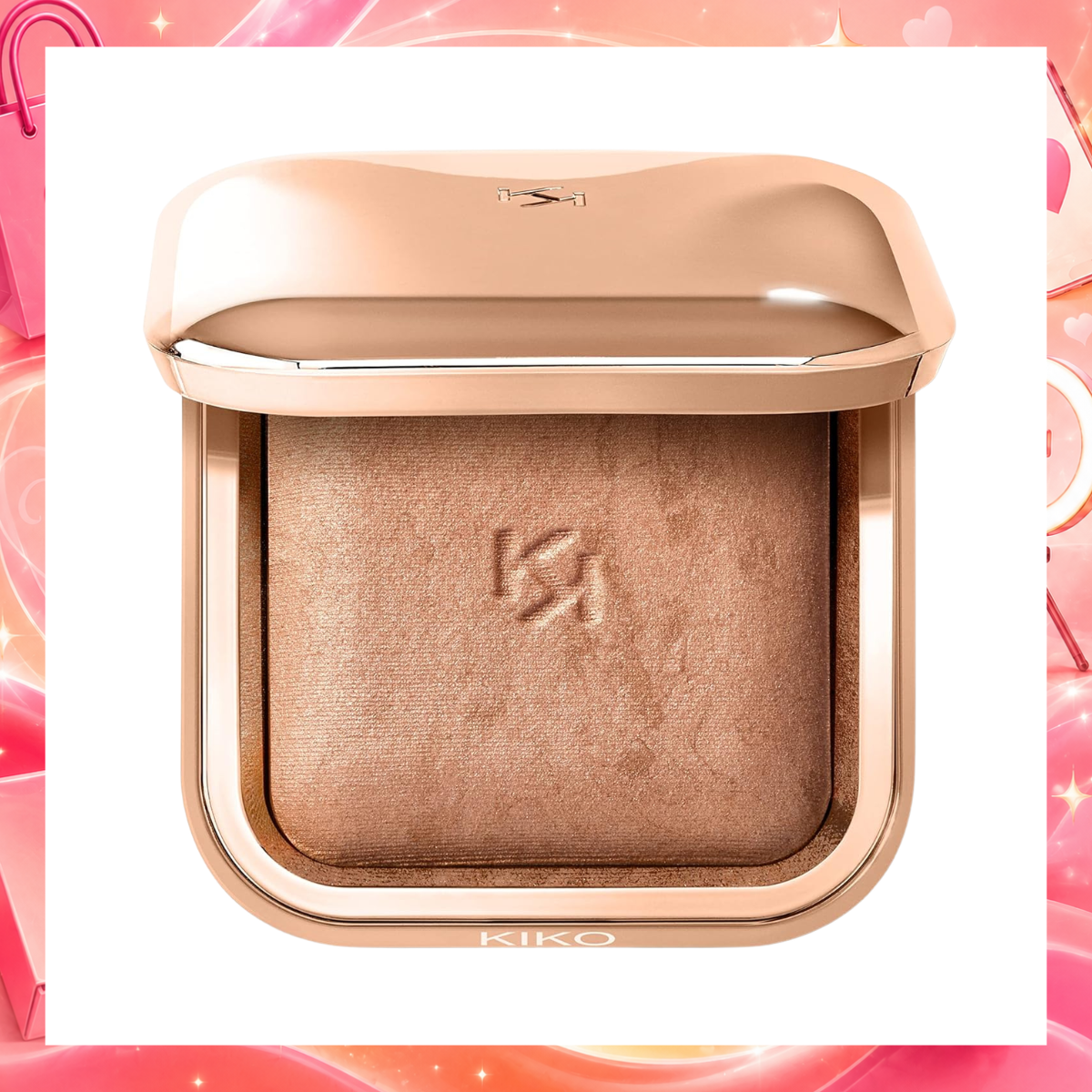 KIKO MILANO, Silky Glow Baked Bronzer, Pó Compacto Bronzeador, Cor 01 Warm Sienna : Amazon.com.br: Beleza